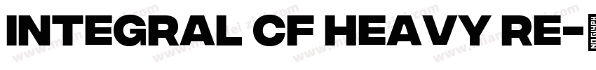 Integral CF Heavy Re字体转换